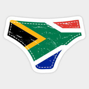 South Africa Rugby Bokke Funny Underwear Flag Sticker